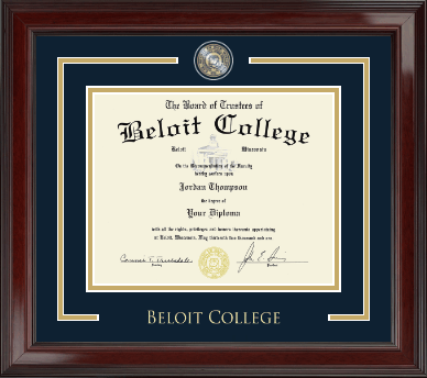 Beloit College diploma frame - Showcase Edition Diploma Frame in Encore