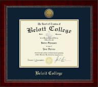 Beloit College diploma frame - Gold Engraved Medallion Diploma Frame in Sutton