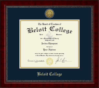 Beloit College diploma frame - Gold Engraved Medallion Diploma Frame in Sutton