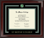 Le Moyne College diploma frame - Showcase Edition Diploma Frame in Encore