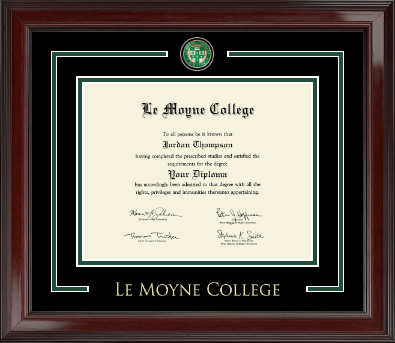 Le Moyne College diploma frame - Showcase Edition Diploma Frame in Encore