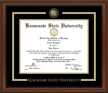 Kennesaw State University diploma frame - Showcase Edition Diploma Frame in Austin