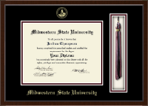 Midwestern State University diploma frame - Tassel & Cord Diploma Frame in Delta