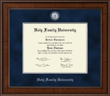Holy Family University diploma frame - Presidential Masterpiece Diploma Frame in Madison
