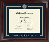 Madonna University diploma frame - Showcase Edition Diploma Frame in Encore