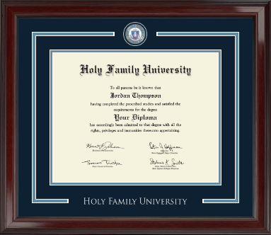 Holy Family University diploma frame - Showcase Edition Diploma Frame in Encore