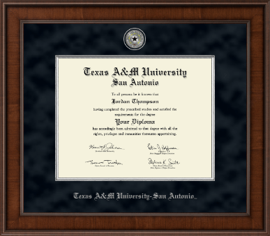 Texas A&M University at San Antonio diploma frame - Presidential Masterpiece Diploma Frame in Madison