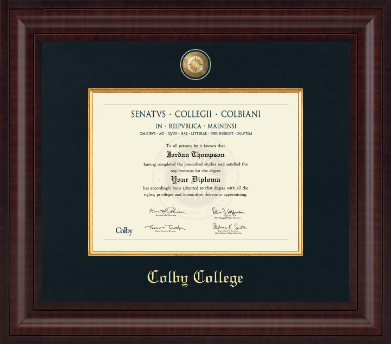 Colby College diploma frame - Presidential Brass Masterpiece Diploma Frame in Premier