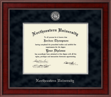 Northeastern University diploma frame - Presidential Masterpiece Diploma Frame in Jefferson
