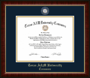 Texas A&M University - Commerce diploma frame - Masterpiece Medallion Diploma Frame in Murano