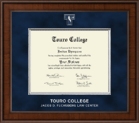 Touro College Law Presidential Masterpiece Diploma Frame in Madison