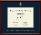 Holy Apostles College & Seminary Gold Embossed Diploma Frame in Galleria