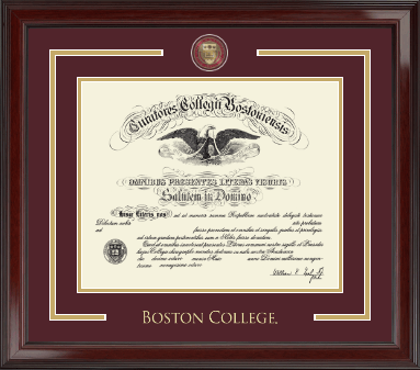 Boston College diploma frame - Showcase Edition Diploma Frame in Encore