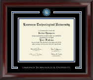Lawrence Technological University diploma frame - Showcase Edition Diploma Frame in Encore