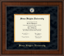 Siena Heights University Presidential Masterpiece Diploma Frame in Madison