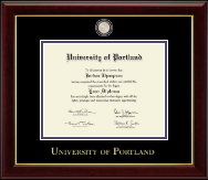 University of Portland diploma frame - Masterpiece Medallion Diploma Frame in Gallery