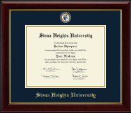 Siena Heights University diploma frame - Masterpiece Medallion Diploma Frame in Gallery
