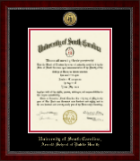 University of South Carolina diploma frame - Gold Engraved Medallion Diploma Frame in Sutton
