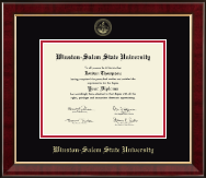 Winston-Salem State University diploma frame - Gold Embossed Diploma Frame in Murano