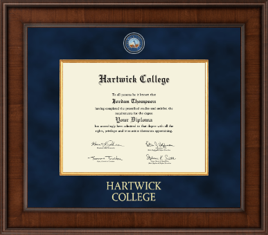 Hartwick College diploma frame - Presidential Masterpiece Diploma Frame in Madison