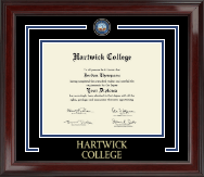 Hartwick College diploma frame - Showcase Edition Diploma Frame in Encore
