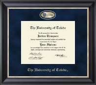 The University of Toledo Regal Edition Diploma Frame in Noir