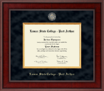 Lamar State College - Port Arthur Presidential Masterpiece Diploma Frame in Jefferson