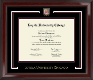 Loyola University Chicago Showcase Edition Diploma Frame in Encore