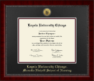 Loyola University Chicago diploma frame - Gold Engraved Medallion Diploma Frame in Sutton