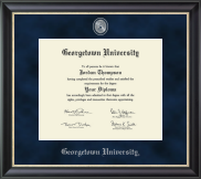 Georgetown University Regal Edition Diploma Frame in Noir