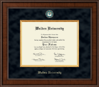 Walden University Presidential Masterpiece Diploma Frame in Madison