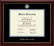 Walden University diploma frame - Masterpiece Medallion Diploma Frame in Gallery