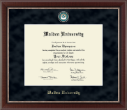 Walden University Regal Edition Diploma Frame in Chateau