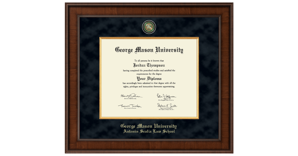 Presidential Masterpiece Diploma Frame in Madison Mason
