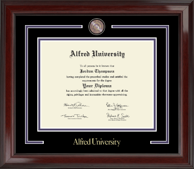 Alfred University diploma frame - Showcase Edition Diploma Frame in Encore