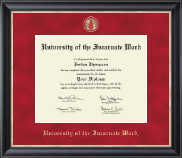 University of the Incarnate Word diploma frame - Regal Edition Diploma Frame in Noir
