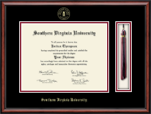 Southern Virginia University diploma frame - Tassel & Cord Diploma Frame in Southport