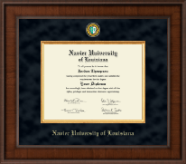 Xavier University of Louisiana Presidential Masterpiece Diploma Frame in Madison
