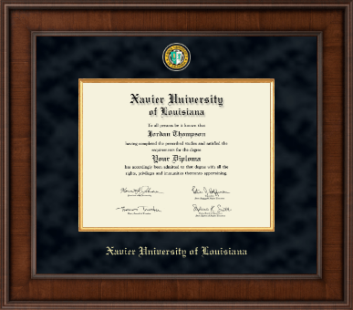 Xavier University of Louisiana diploma frame - Presidential Masterpiece Diploma Frame in Madison