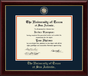 The University of Texas San Antonio diploma frame - Masterpiece Medallion Diploma Frame in Gallery