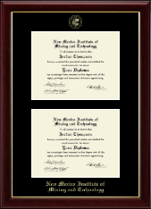 New Mexico Institute of Mining & Technology Double Diploma Frame in Gallery