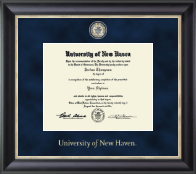 University of New Haven Regal Edition Diploma Frame in Noir
