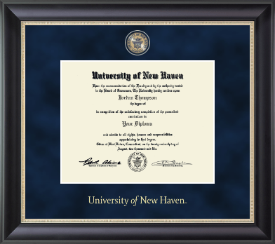 University of New Haven diploma frame - Regal Edition Diploma Frame in Noir