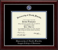 University of North Florida diploma frame - Masterpiece Medallion Diploma Frame in Gallery Silver