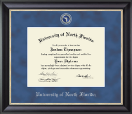 University of North Florida Regal Edition Diploma Frame in Noir