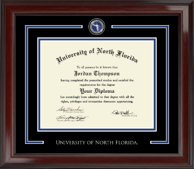 University of North Florida diploma frame - Showcase Edition Diploma Frame in Encore