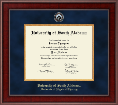 University of South Alabama diploma frame - Presidential Masterpiece Diploma Frame in Jefferson
