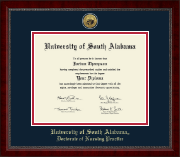 University of South Alabama diploma frame - Gold Engraved Medallion Diploma Frame in Sutton