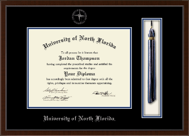 University of North Florida diploma frame - Tassel & Cord Diploma Frame in Delta