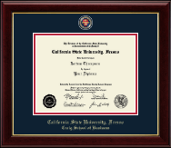 California State University Fresno Masterpiece Medallion Diploma Frame in Gallery